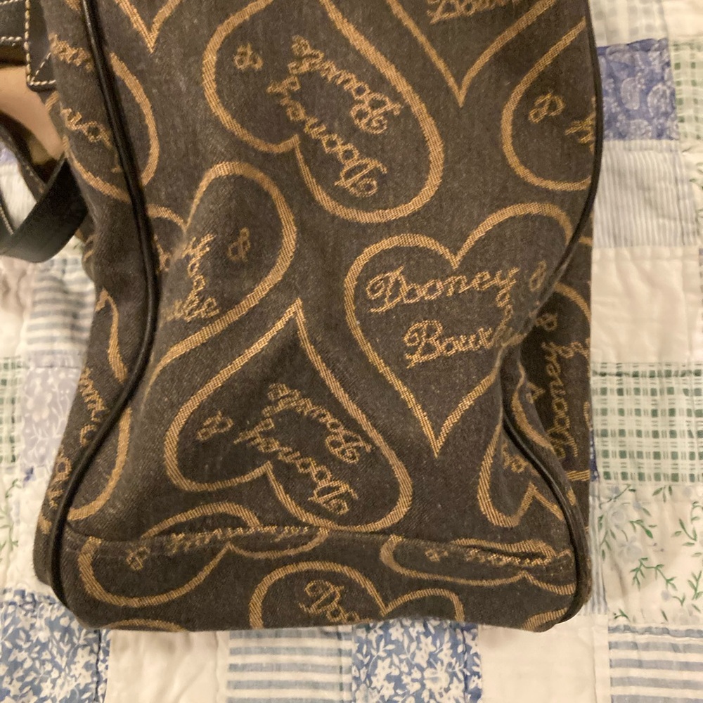 Dooney & Bourke Heart Print Tote Bag - Picture 2 of 10